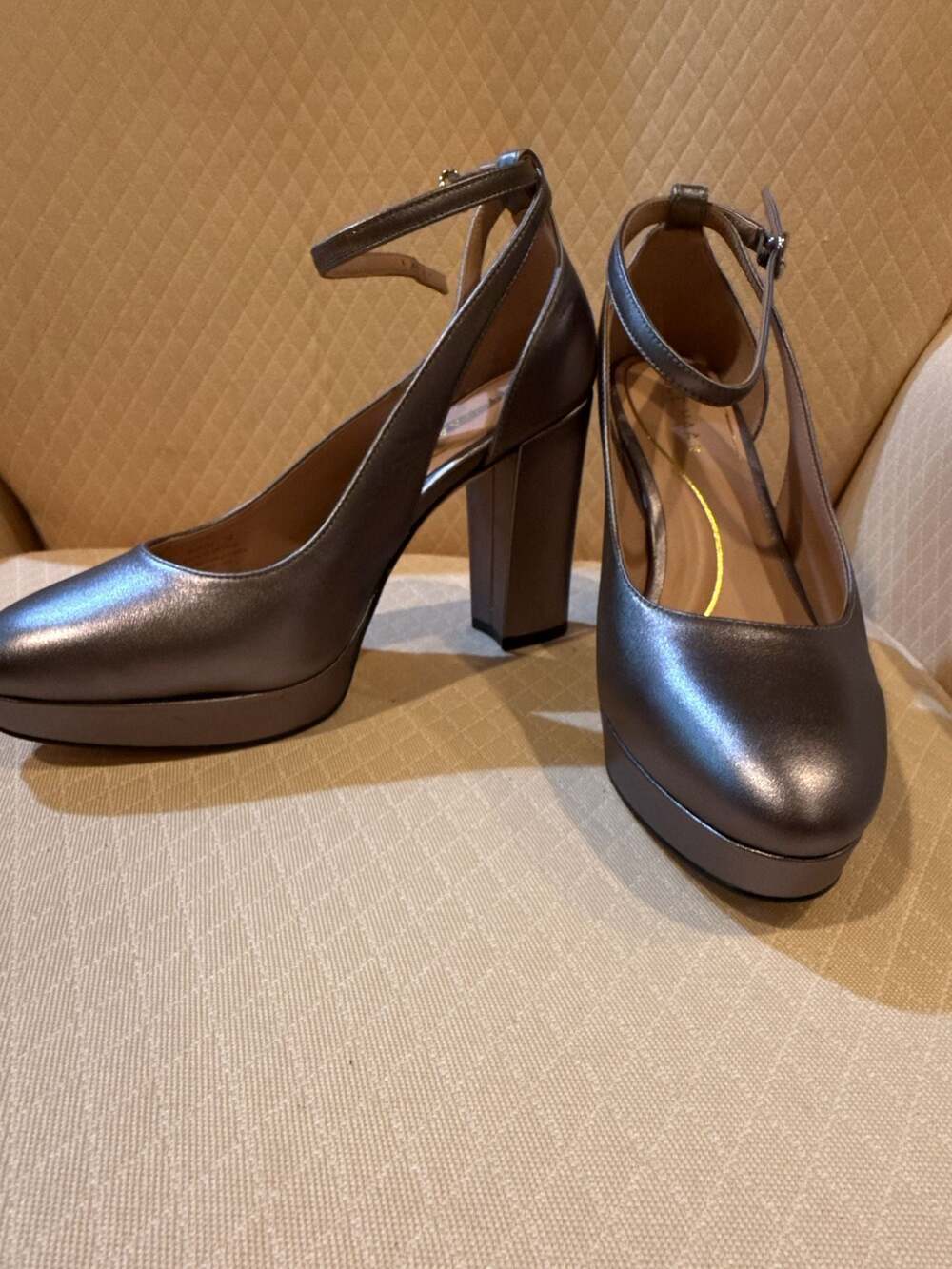 Cole Haan Remi Metallic Platform Pumps Shoes Size 7B